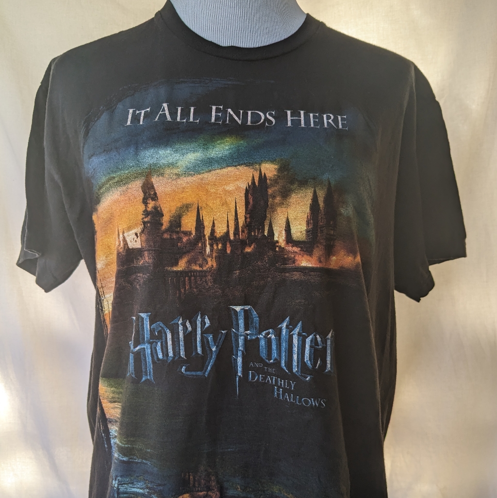 Harry Potter T Shirt And The Deathly Hallows Harry Potter T Shirt And The Deathly Hallows